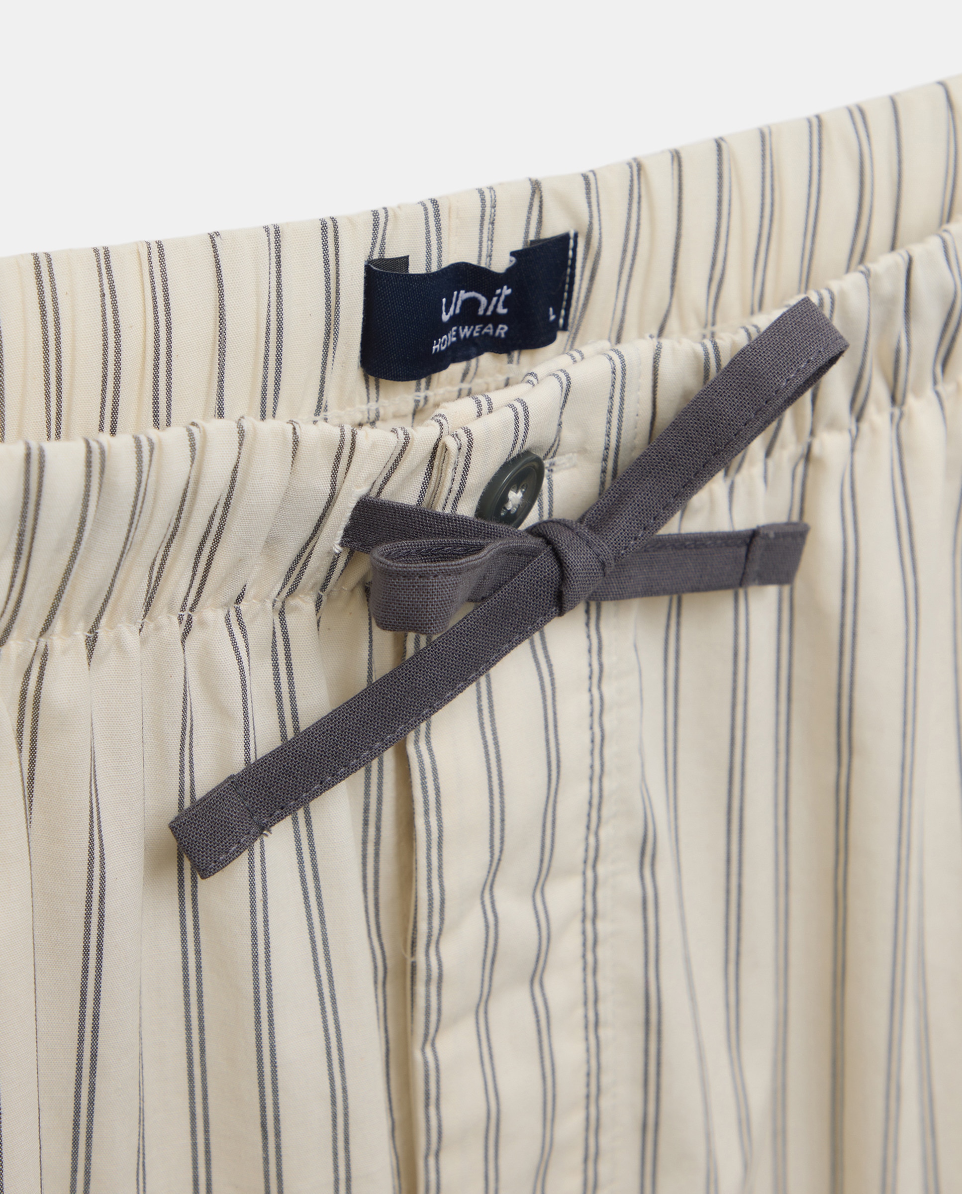 Pijama hombre combinado camiseta y pantalón largo algodón 830 Antracita-4