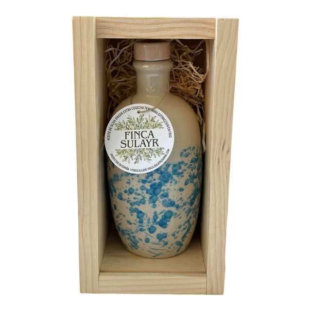 Estuche aceite de oliva virgen extra de cosecha temprana Finca Sulayr