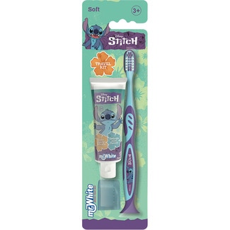 DISNEY STITCH estuche de higiene dental Stitch con cepillo manual con ventosa + tubo de pasta dental 75 ml