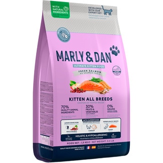 MARLY&DAN Kitten food salmon container 1,5 kg