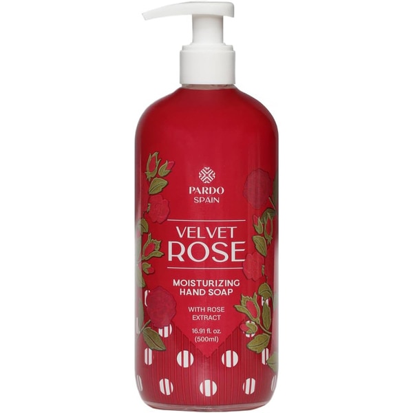 liquid hand soap with rose extract flask 500 ml