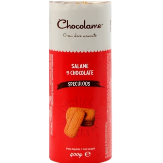 Chocolame Salame de Chocolate Speculoos embalagem 400 g