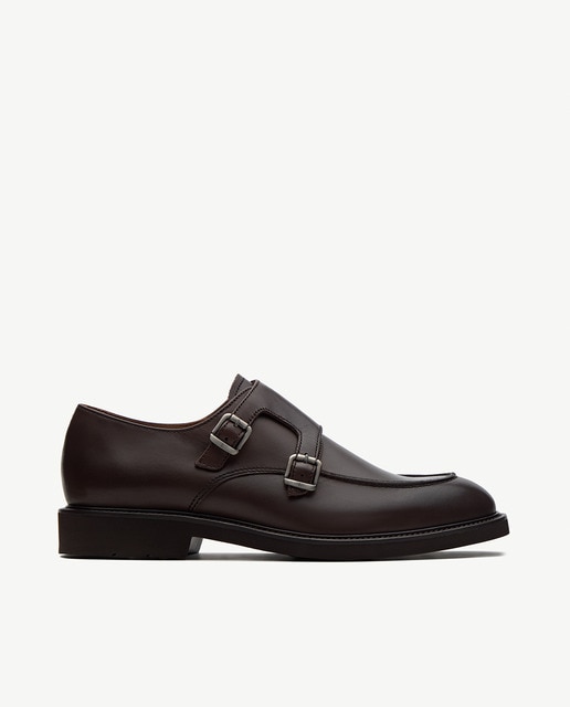 Lottusse - Bluchers de hombre doble hebilla piel baltimore.