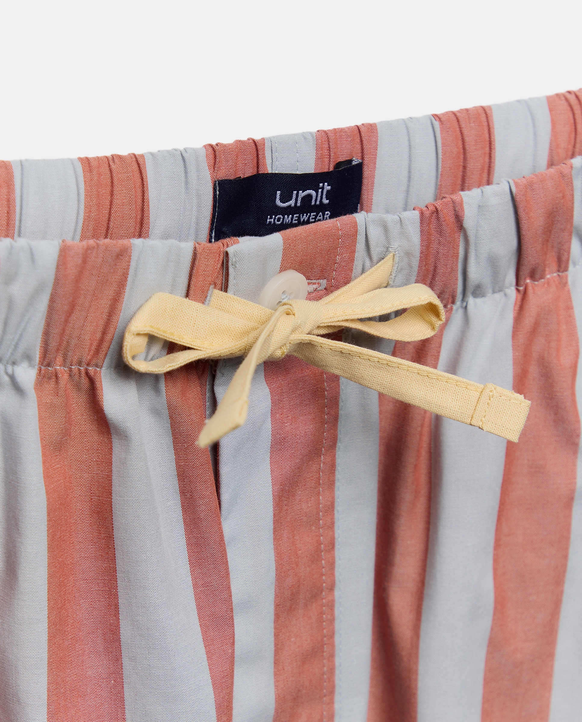 Pijama hombre combinado camiseta y pantalón largo algodón 660 Naranja-4