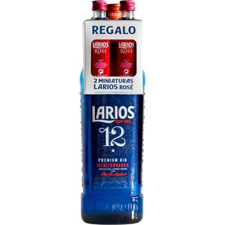 LARIOS 12 Mediterraner Premium Gin mit Orangenblüte Flasche 70 cl