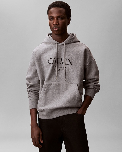 Calvin Klein - Sudadera Hombre premium bordada.