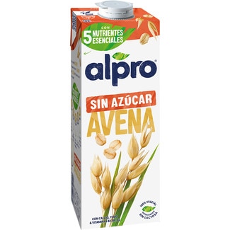 ALPRO bebida de avena sin azúcar 100% vegetal brik 1 l