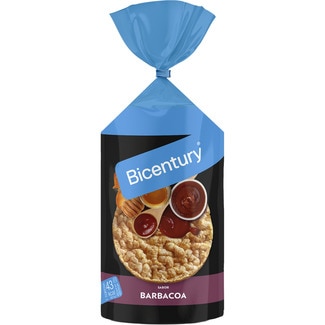 BICENTURY tortitas de maíz con sabor a barbacoa por Jordi Cruz bolsa 123,5 g