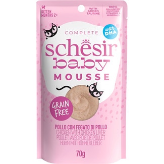 SCHESIR wet kitten food chicken container 70 g
