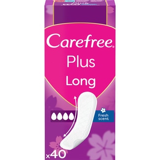 CAREFREE protege slips Plus Large fragancia fresca caja 40 unidades