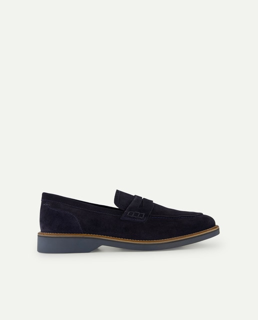 Dustin - Mocasines de hombre con antifaz y piso goma.