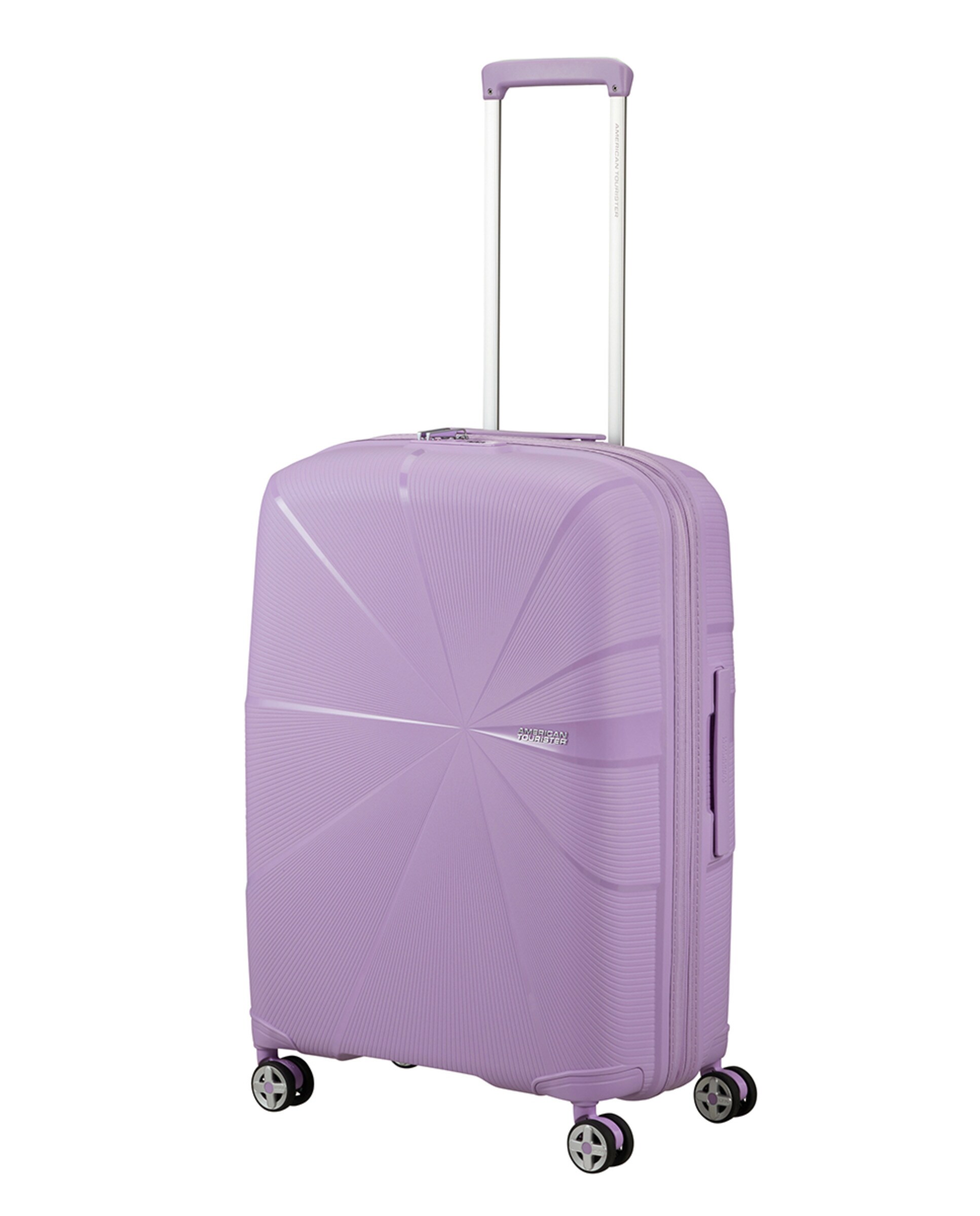 Trolley Médio Expansível Starvibe Rígido com Capacidade até 77 L Roxo-12