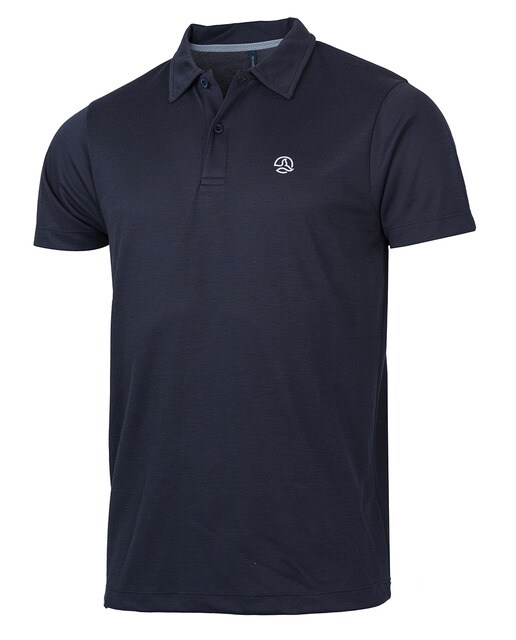 Polo de hombre manga corta con tejido reciclado