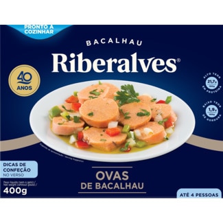 Riberalves Ovas de Bacalhau embalagem 400 g