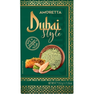 Miesko Bombons Praliné Chocolate Dubai embalagem 152 g