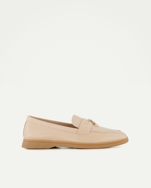 Latouche - Zapato mujer plano, mocasin borla.