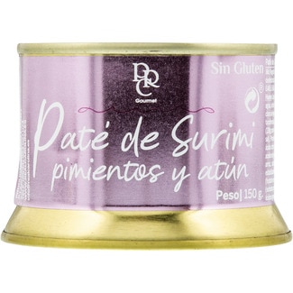 paté de surimi, pimientos y atún sin gluten