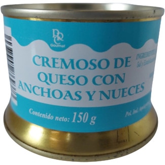 PRC GOURMET cremoso de queso con anchoas y nueces lata 150 g