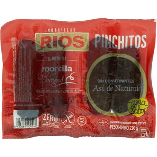 RIOS Burgos black pudding gluten-free 3-pack container 220 g