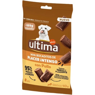 ULTIMA Snack für Mini-Hunde intensiver Genuss Huhn Tasche 40 g