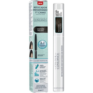 CLEARE INSTITUTE Retocador Instantáneo Raíces y Cejas Colour Clinuance color Castaño Oscuro 10 ml