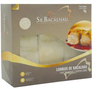 Sr. Bacalhau Lombos de Bacalhau embalagem 1 kg