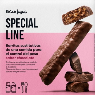 Special Line El Corte Inglés Barras de Chocolate Pack 6 unidades embalagem 180 g