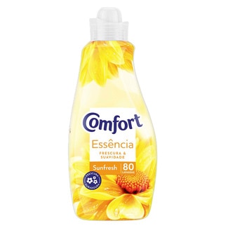 Comfort Amaciador de Roupa  Essencial Sunfresh embalagem 80 doses
