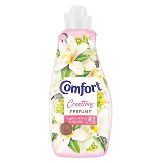 Comfort Amaciador de Roupa Angélicas e Flor de Baunilha embalagem 82 doses