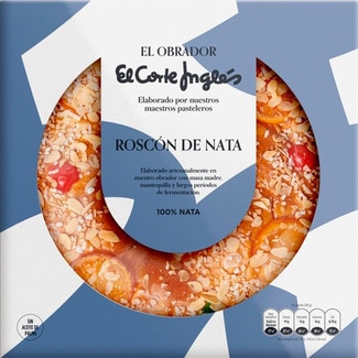 El Corte Inglés Roscon de Reyes Com Nata embalagem 450 g