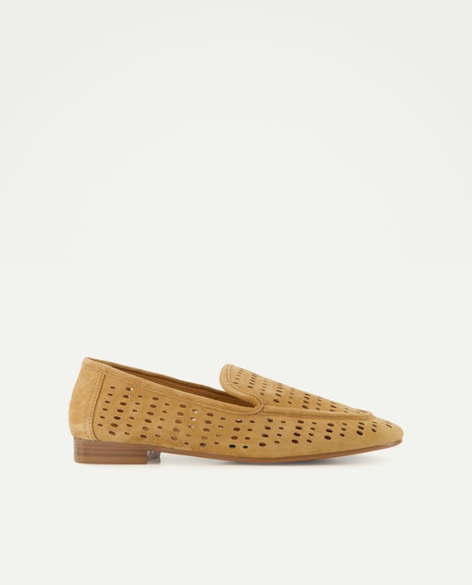 Latouche - Zapatos planos de mujer con troquelados.