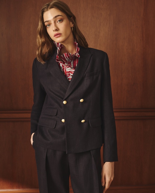 Lloyd's - Chaqueta corta de mujer estilo marinera.