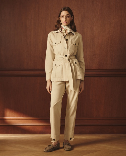 Lloyd's - Pantalón de mujer estilo sahariana.