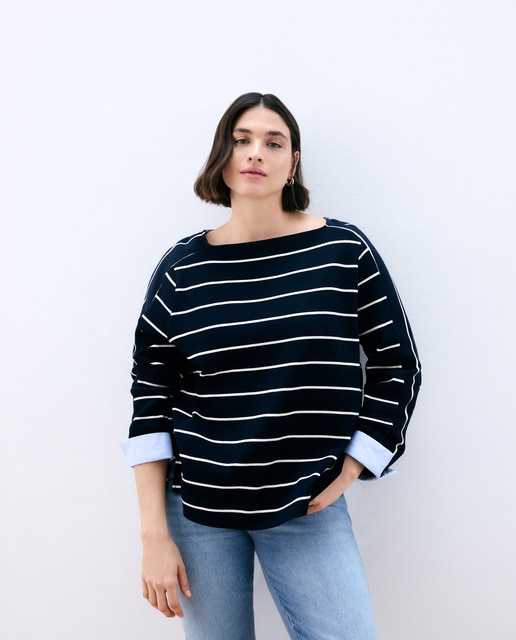 Couchel - Sudadera de algodón estampada de mujer.
