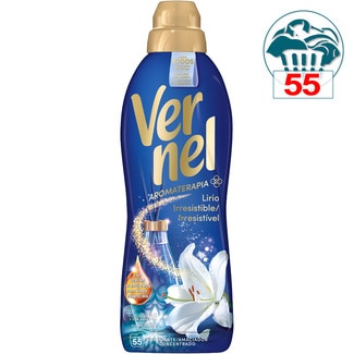 VERNEL suavizante concentrado Aromaterapia Lirio Irresistible botella 55 dosis