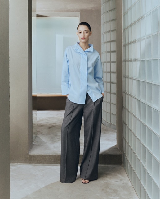 Woman Limited El Corte Inglés - Camisa popelín de mujer cruzada.