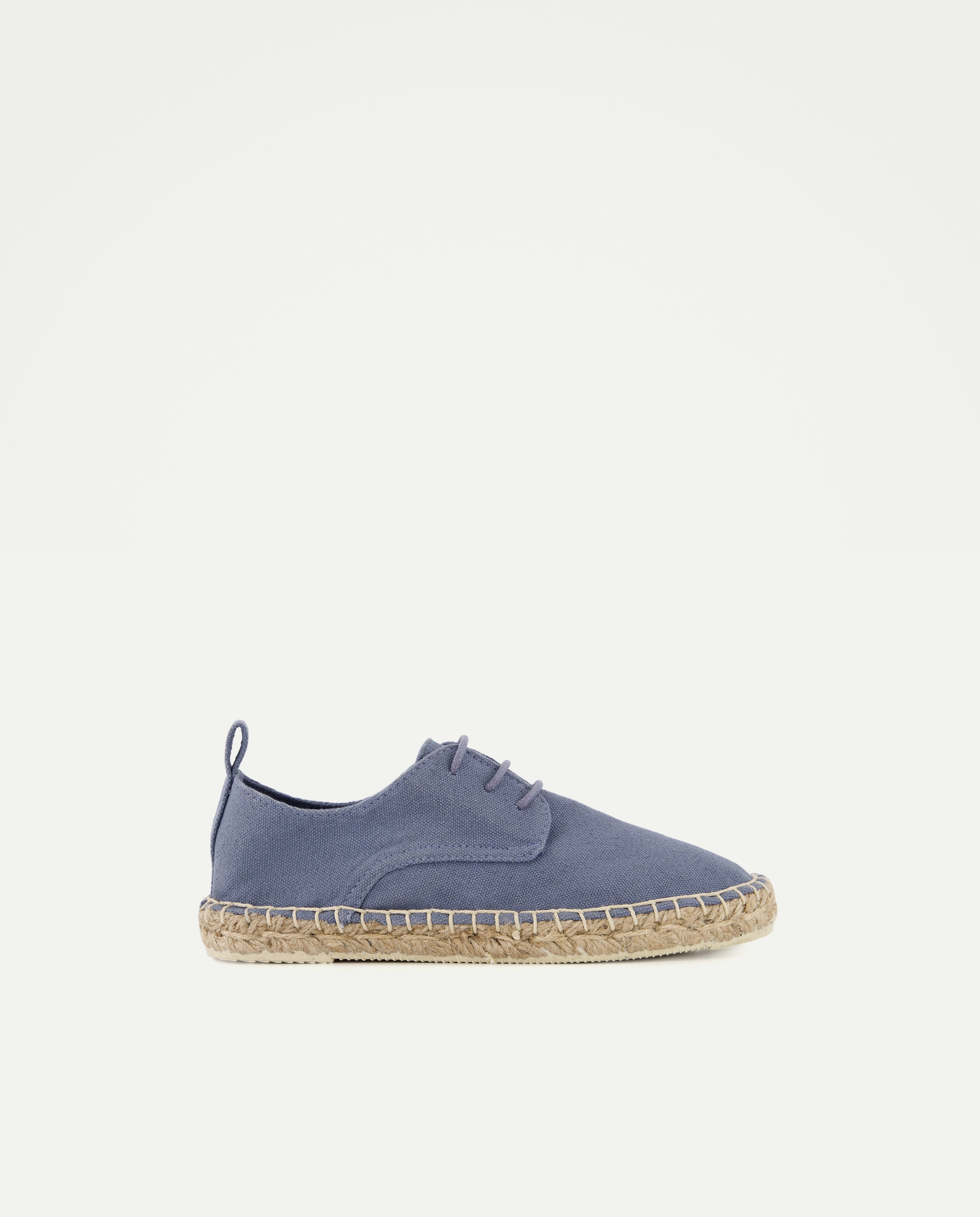 Imagen 0 de Zapato de niño de yute con cordones efecto lavado