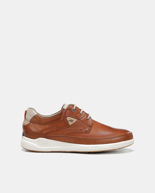 Fluchos - Blucher de hombre en piel con suela ligera.