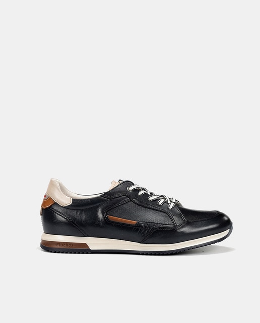Fluchos - Zapato de hombre en piel con cierre de cremallera.