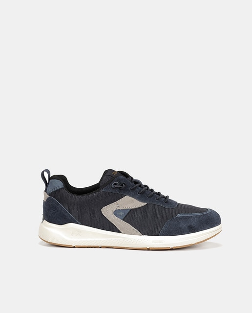 Fluchos - Sneaker de hombre en piel y tejido tecnico.