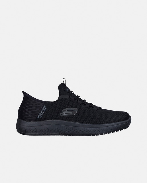 Skechers - Deportivo con suela antideslizane y slip ins.