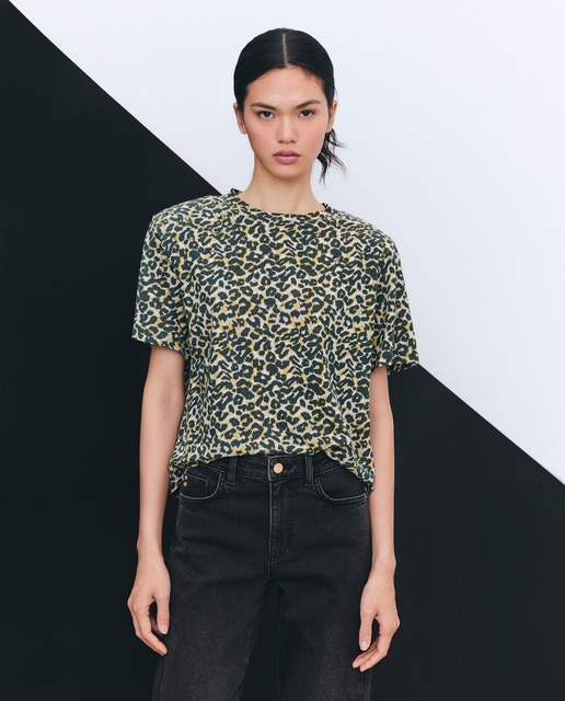 Tintoretto - Camiseta de manga corta estampada de mujer.