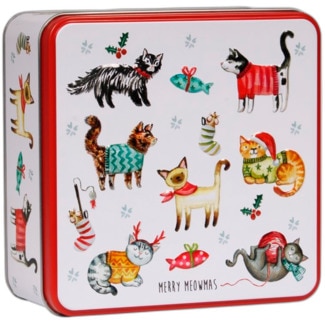 Grandma Wild's Bolachas Sortidas Merry Meowmas lata 160 g