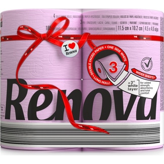 Renova Papel Higienico Fucsi Maxi embalagem 6 unidades