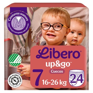 Libero Fralda Cueca  UP & GO T7 embalagem 24 unidades