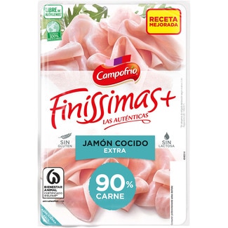 CAMPOFRIO Finíssimas gekochter Schinken extra glutenfrei laktosefrei Behälter 115 g