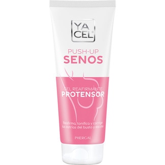YACEL Push Up Senos gel reafirmante protensor tubo 200 ml tonifica reafirma y corrige las estrías del busto
