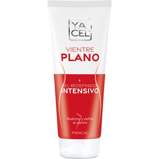 YACEL Vientre Plano gel reductor intensivo alisa y define el vientre tubo 200 ml