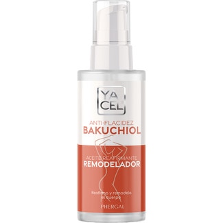 YACEL Bakuchiol aceite reafirmante remodelador anti flacidez reafirma y remodela el cuerpo spray 100 ml