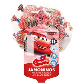 Campofrio Snack Mini Disney Fiambre  Porco unidade 125 g